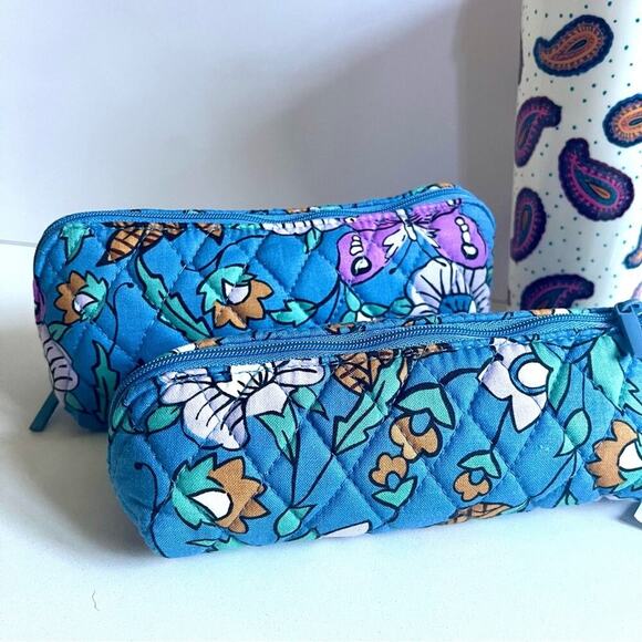 VERA BRADLEY BUNDLE | 3 Piece Cosmetic Bag + Tumbler - Picture 3 of 6